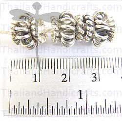 Hill Tribe Silver Spiral Cage Beads