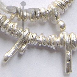 Hill Tribe Silver Free Form Beads
