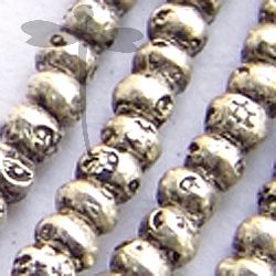 Fine Hill tribe silver Mini Seed Inspired Beads Strand